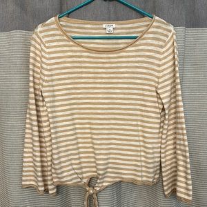 JCrew boatneck bell sleeve shirt